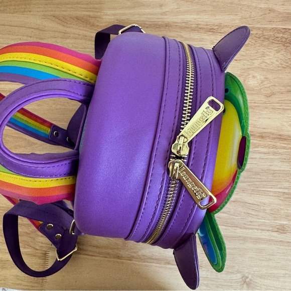 Loungefly X Lisa Frank Painter Panda Bear Rainbow Backpack - Picture 7 of 10